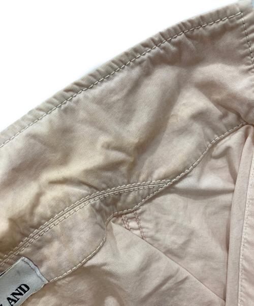 STONE ISLAND（ストーンアイランド）STONE ISLAND (ストーンアイランド) ガーメントダイコットンワークシャツ ピンク サイズ:Mの古着・服飾アイテム