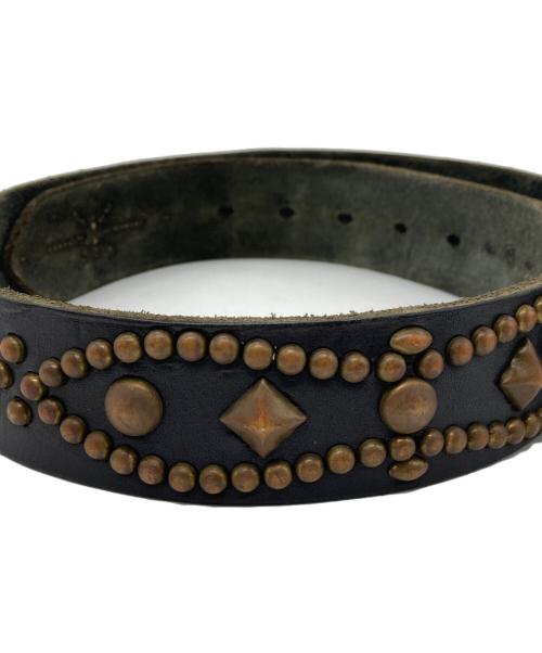 USED（ユーズド）USED (ユーズド) スタッズベルト ブラックの古着・服飾アイテム