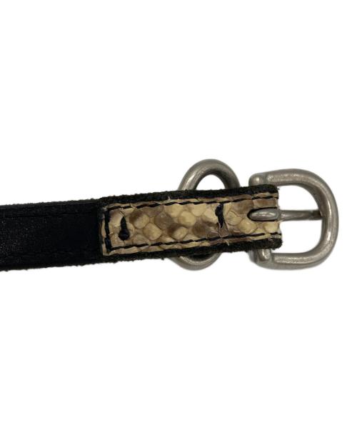 HENDER SCHEME（エンダースキーマ）HENDER SCHEME (エンダースキーマ) パイソンテールベルト アイボリーの古着・服飾アイテム