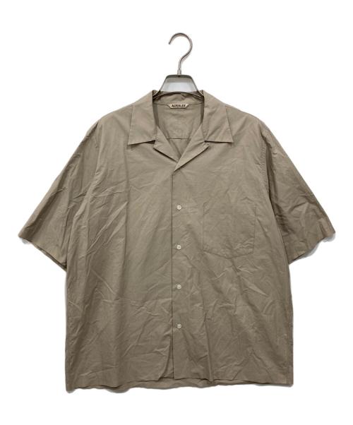 AURALEE（オーラリー）AURALEE (オーラリー) オープンカラーシャツ ベージュ サイズ:4の古着・服飾アイテム