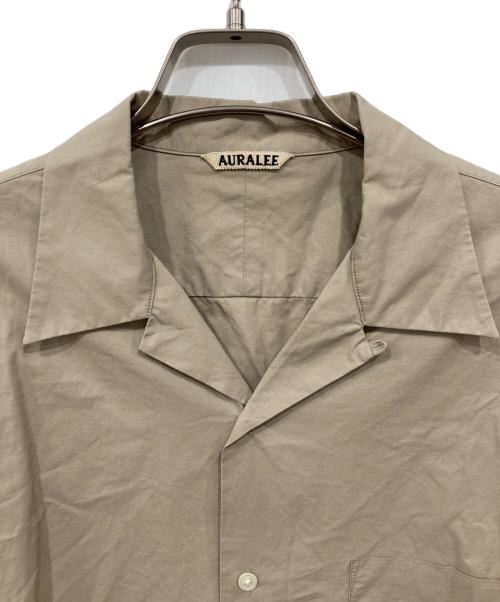 AURALEE（オーラリー）AURALEE (オーラリー) オープンカラーシャツ ベージュ サイズ:4の古着・服飾アイテム