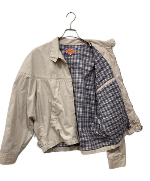 CREEKS（CREEKS）CREEKS (CREEKS) 裏チェック スイングトップ アイボリー サイズ:Sの古着・服飾アイテム