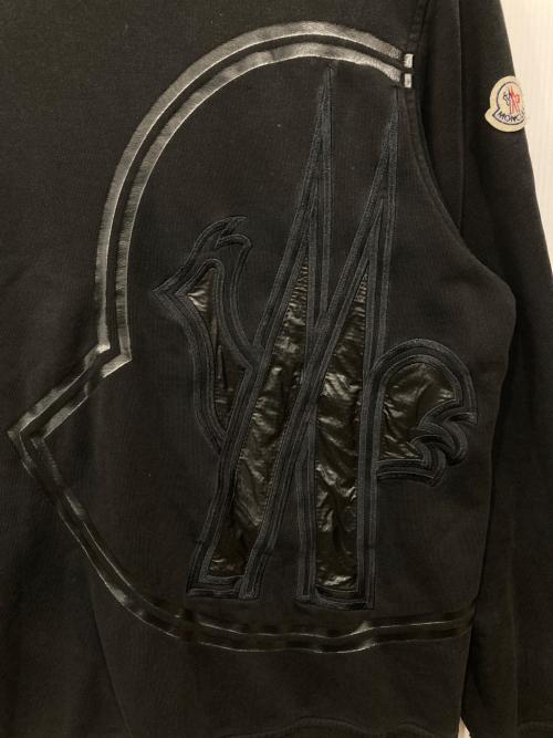MONCLER（モンクレール）MONCLER (モンクレール) ロゴスウェット ブラック サイズ:Lの古着・服飾アイテム