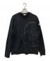 MONCLER（モンクレール）の古着「ロゴスウェット」｜ブラック