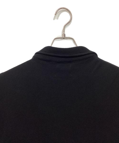 ALLEGE（アレッジ）ALLEGE (アレッジ) KANEMASA PHIL. (カネマサフィル) ハーフジップ半袖ニットポロ ブラック サイズ:FREEの古着・服飾アイテム