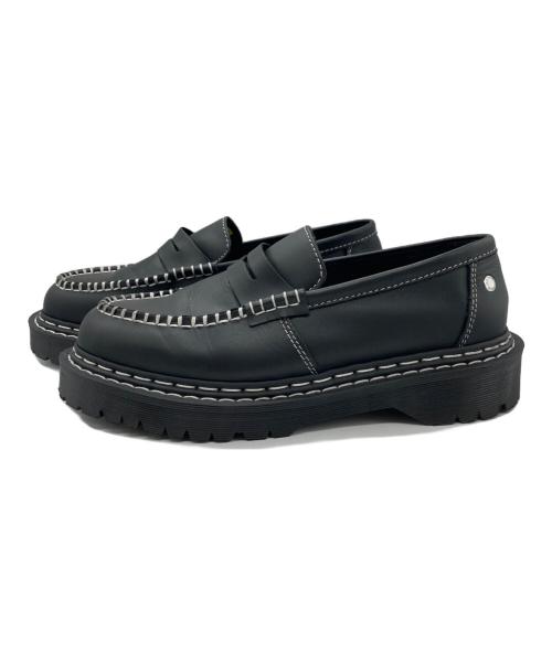 Dr.Martens（ドクターマーチン）Dr.Martens (ドクターマーチン) ステッチローファー ブラック サイズ:UK8の古着・服飾アイテム