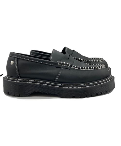 Dr.Martens（ドクターマーチン）Dr.Martens (ドクターマーチン) ステッチローファー ブラック サイズ:UK8の古着・服飾アイテム