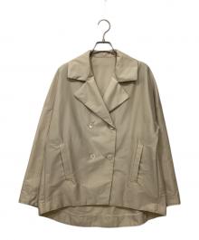 Gabardine K.T（ギャバシンケーティー）の古着「ストレッチタフタ ピージャケット」｜ベージュ