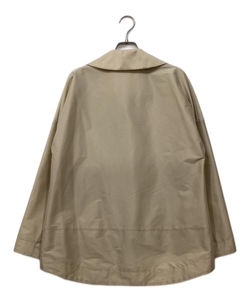 Gabardine K.T（ギャバシンケーティー）Gabardine K.T (ギャバシンケーティー) ストレッチタフタ ピージャケット ベージュ サイズ:9の古着・服飾アイテム