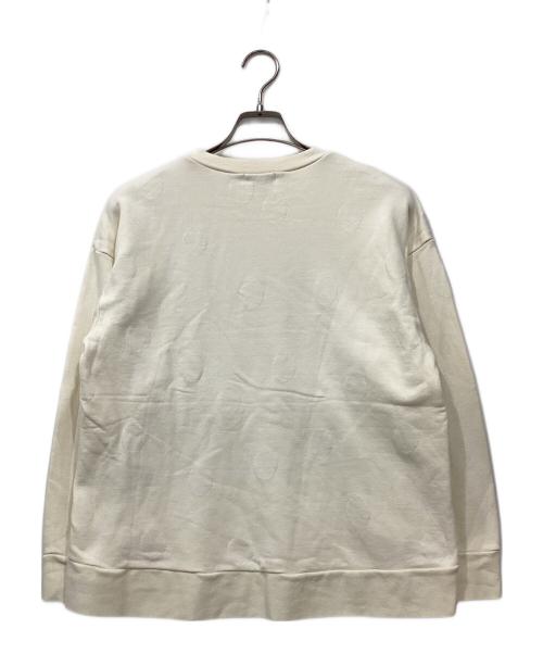plantation（プランテーション）plantation (プランテーション) ドットJQ裏毛 カットソー アイボリー サイズ:Mの古着・服飾アイテム