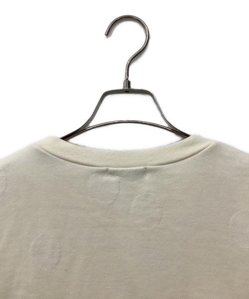 plantation（プランテーション）plantation (プランテーション) ドットJQ裏毛 カットソー アイボリー サイズ:Mの古着・服飾アイテム
