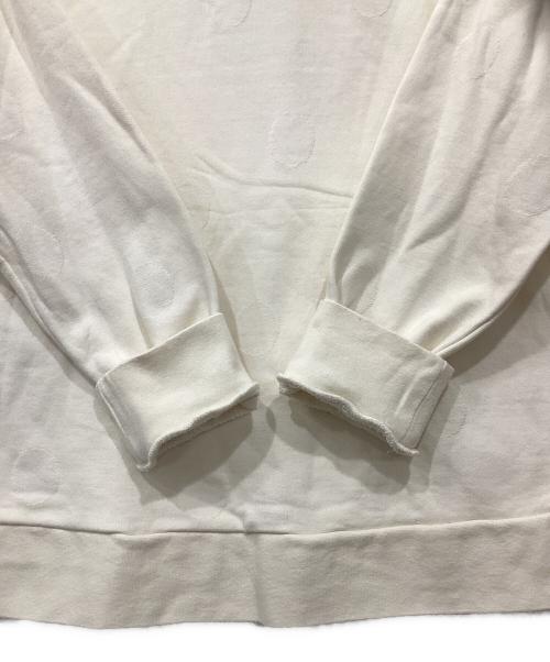 plantation（プランテーション）plantation (プランテーション) ドットJQ裏毛 カットソー アイボリー サイズ:Mの古着・服飾アイテム