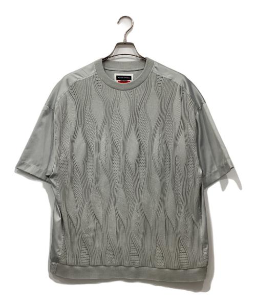 MAISON SPECIAL（メゾンスペシャル）MAISON SPECIAL (メゾンスペシャル) 切替Tシャツ グレー サイズ:01の古着・服飾アイテム