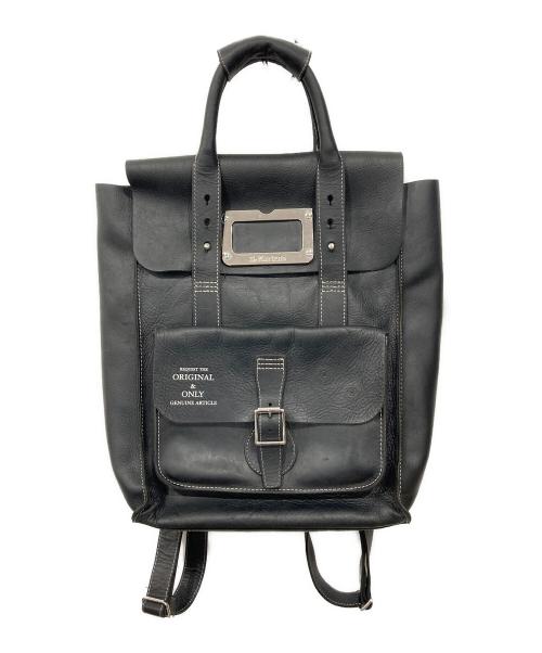 Dr.Martens（ドクターマーチン）Dr.Martens (ドクターマーチン) レザーバックパック ブラックの古着・服飾アイテム