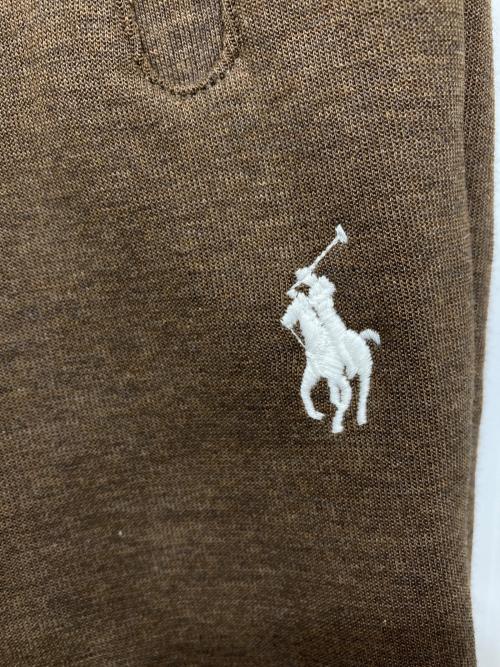 POLO RALPH LAUREN（ポロ・ラルフローレン）POLO RALPH LAUREN (ポロ・ラルフローレン) スウェットハーフパンツ ブラウン サイズ:Mの古着・服飾アイテム