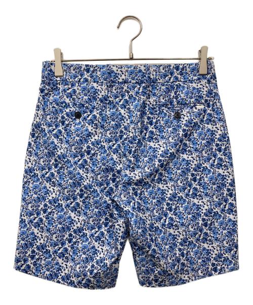RLX RALPH LAUREN（アールエルエックスラルフローレン）RLX RALPH LAUREN (アールエルエックスラルフローレン) テーラード フィット ストレッチ ショートパンツ ブルー×ホワイト サイズ:SIZE 71cm (W28)の古着・服飾アイテム