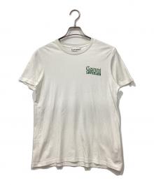 GANNI（ガニー）の古着「ロゴTシャツ」｜ホワイト