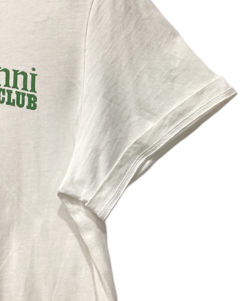 GANNI（ガニー）GANNI (ガニー) ロゴTシャツ ホワイト サイズ:Sの古着・服飾アイテム