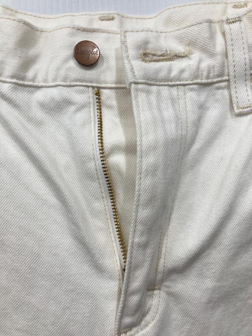 Wrangler（ラングラー）Wrangler (ラングラー) ワイドジーンズ ホワイト サイズ:Sの古着・服飾アイテム