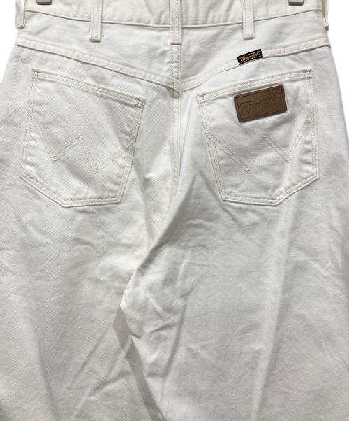 Wrangler（ラングラー）Wrangler (ラングラー) ワイドジーンズ ホワイト サイズ:Sの古着・服飾アイテム