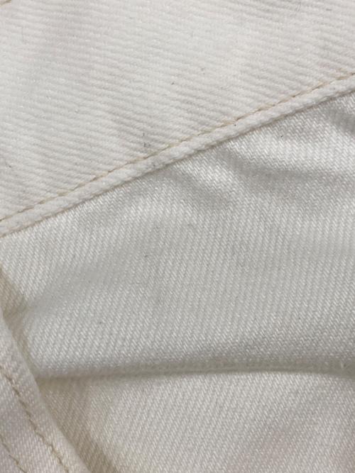 Wrangler（ラングラー）Wrangler (ラングラー) ワイドジーンズ ホワイト サイズ:Sの古着・服飾アイテム