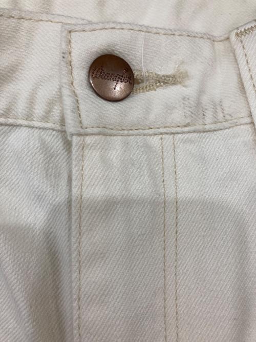 Wrangler（ラングラー）Wrangler (ラングラー) ワイドジーンズ ホワイト サイズ:Sの古着・服飾アイテム
