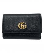 GUCCIグッチ）の古着「ダブルG キーケース」｜ブラック