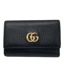 GUCCI（グッチ）の古着「ダブルG キーケース」｜ブラック