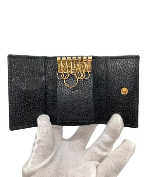 GUCCI（グッチ）GUCCI (グッチ) ダブルG キーケース ブラックの古着・服飾アイテム