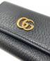 中古・古着 GUCCI (グッチ) ダブルG キーケース ブラック：15000円