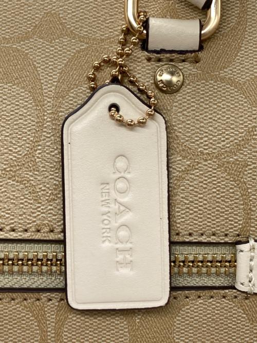COACH（コーチ）COACH (コーチ) シグネチャー ギャラリー トート ベージュの古着・服飾アイテム