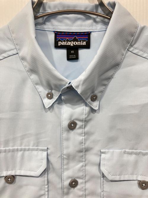 Patagonia（パタゴニア）Patagonia (パタゴニア) セルフガイド ハイクシャツ ブルー サイズ:XSの古着・服飾アイテム