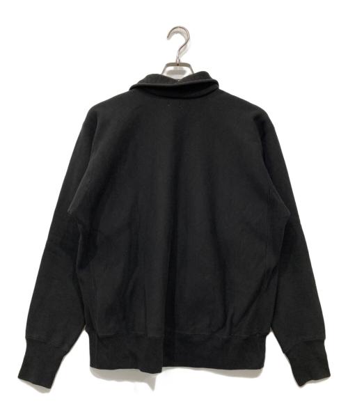 A.PRESSE（アプレッセ）A.PRESSE (アプレッセ) ビンテージハーフジップスウェットシャツ ブラック サイズ:2の古着・服飾アイテム