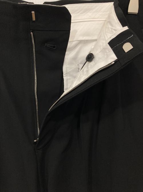 A.PRESSE（アプレッセ）A.PRESSE (アプレッセ) ウールトラウザーズ ブラック サイズ:2の古着・服飾アイテム