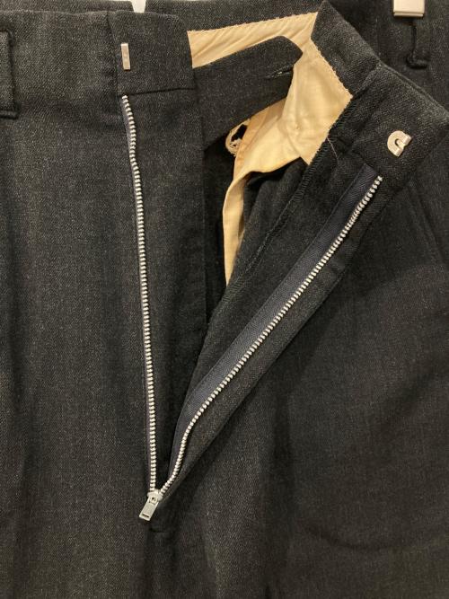 Jack Winter（ジャックウィンター）Jack Winter (ジャックウィンター) ウールタックパンツ ブラック サイズ:不明の古着・服飾アイテム