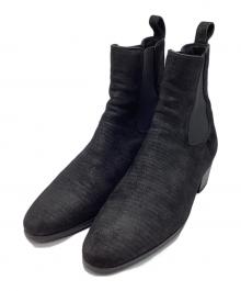 Saint Laurent Paris（サンローランパリ）の古着「サイドゴアヒールブーツ」｜ブラック