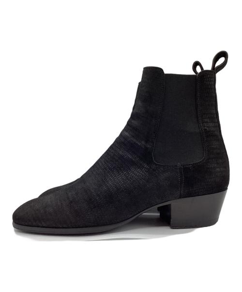Saint Laurent Paris（サンローランパリ）Saint Laurent Paris (サンローランパリ) サイドゴアヒールブーツ ブラック サイズ:40の古着・服飾アイテム