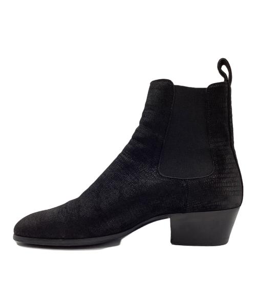 Saint Laurent Paris（サンローランパリ）Saint Laurent Paris (サンローランパリ) サイドゴアヒールブーツ ブラック サイズ:40の古着・服飾アイテム