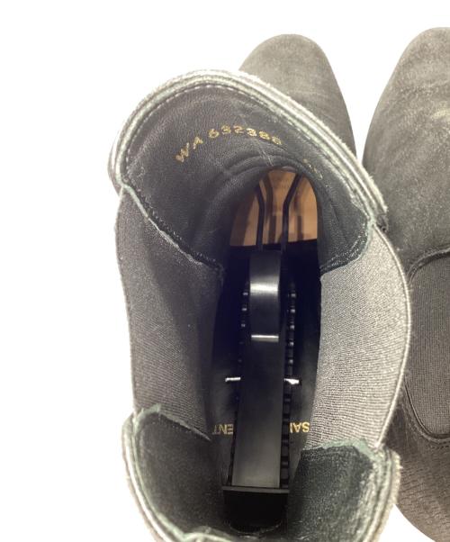 Saint Laurent Paris（サンローランパリ）Saint Laurent Paris (サンローランパリ) サイドゴアヒールブーツ ブラック サイズ:40の古着・服飾アイテム