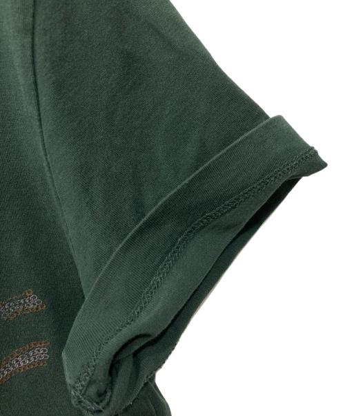 GUCCI（グッチ）GUCCI (グッチ) 刺繍Tシャツ グリーン サイズ:Sの古着・服飾アイテム