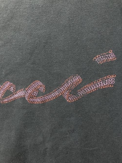 GUCCI（グッチ）GUCCI (グッチ) 刺繍Tシャツ グリーン サイズ:Sの古着・服飾アイテム