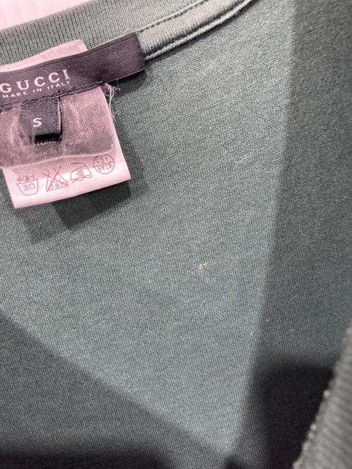 GUCCI（グッチ）GUCCI (グッチ) 刺繍Tシャツ グリーン サイズ:Sの古着・服飾アイテム