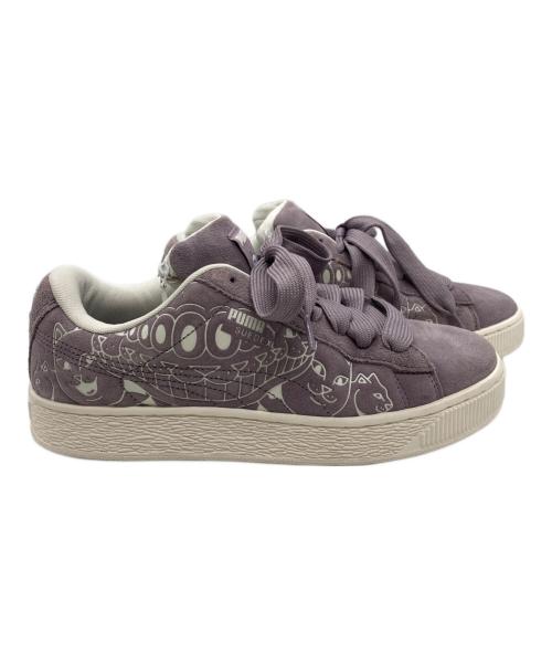 PUMA（プーマ）PUMA (プーマ) RIPNDIP (リップンディップ) スウェードスニーカー パープル サイズ:27の古着・服飾アイテム
