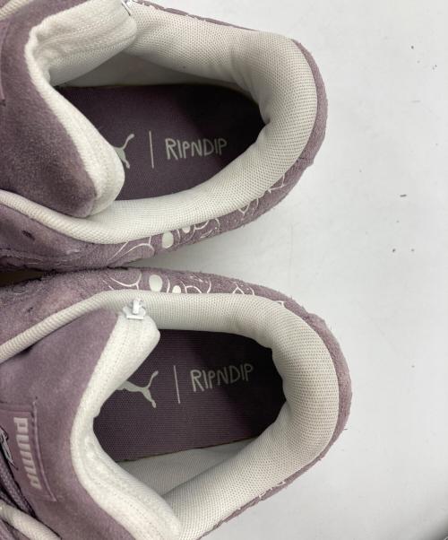 PUMA（プーマ）PUMA (プーマ) RIPNDIP (リップンディップ) スウェードスニーカー パープル サイズ:27の古着・服飾アイテム