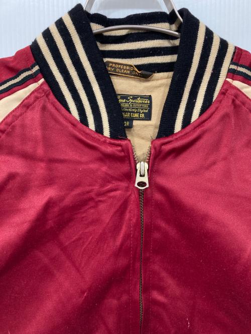 SUGAR CANE（シュガーケーン）SUGAR CANE (シュガーケーン) スタジャン レッド サイズ:40Rの古着・服飾アイテム