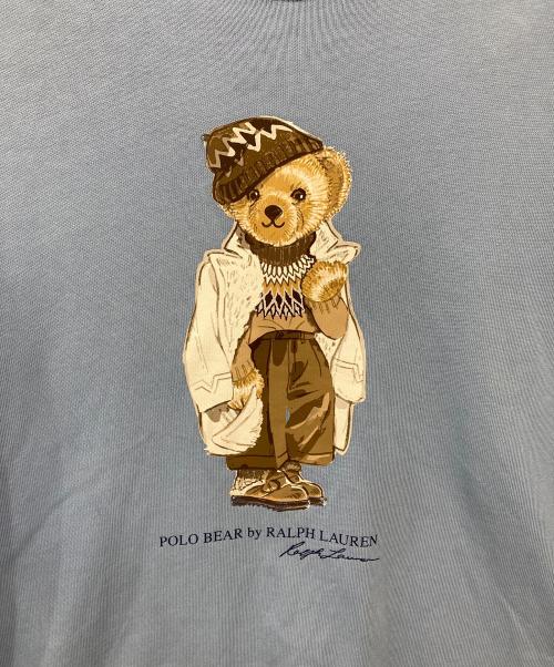 POLO RALPH LAUREN（ポロ・ラルフローレン）POLO RALPH LAUREN (ポロ・ラルフローレン) ポロベア ロングスリーブカットソー ブルー サイズ:S（160）の古着・服飾アイテム