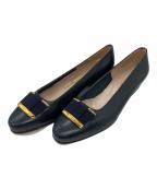Salvatore Ferragamoサルヴァトーレ フェラガモ）の古着「チャンキーヒールパンプス」｜ネイビー