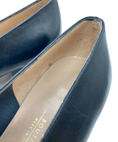 Salvatore Ferragamo（サルヴァトーレ フェラガモ）Salvatore Ferragamo (サルヴァトーレ フェラガモ) チャンキーヒールパンプス ネイビー サイズ:5 1/2の古着・服飾アイテム