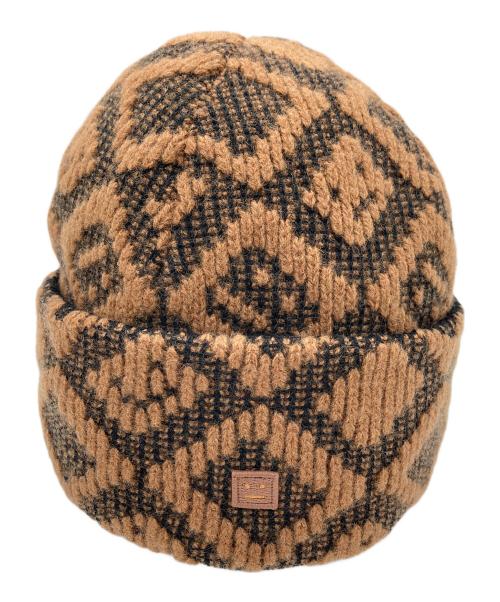 Acne studios（アクネ ストゥディオズ）Acne studios (アクネ ストゥディオズ) スモールFaceロゴビーニー ブラウン サイズ:One Size(56cm)の古着・服飾アイテム