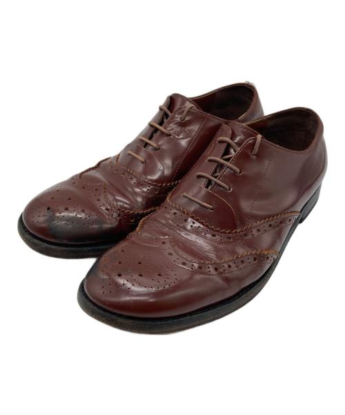 tricot COMME des GARCONS（トリココムデギャルソン）tricot COMME des GARCONS (トリココムデギャルソン) ブローグシューズ ブラウン サイズ:24.5cmの古着・服飾アイテム